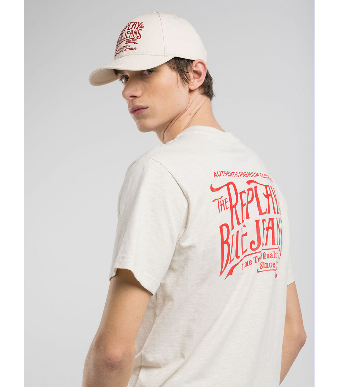 コットンジャ－ジープリントＴシャツ 詳細画像 バターホワイト 3